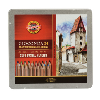 Koh-i-noor Zestaw 8828/24 Gioconda Kaseta Metalowa