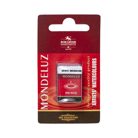 Koh-i-noor Farba Akwarelowa Mondeluz 1636100 Zinc White 100 8 G.