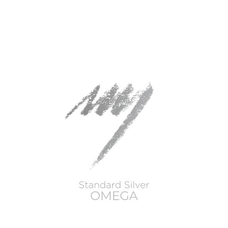 Koh-i-noor Kredka Omega 3370/39 Srebrna