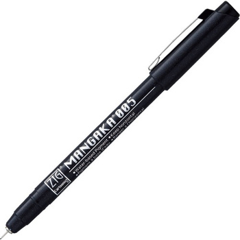 Kuretake Zig Mangaka 005 Czarny Cnm-005-010