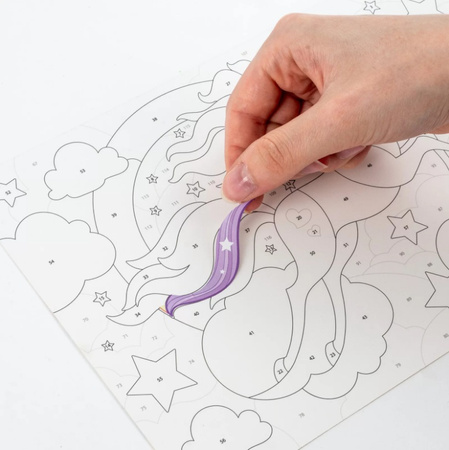 Kidea Wyklejanka Po Numerach Jednorożec