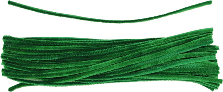 Titanum Druciki Dekoracyjne 0,6x30cm 50szt Ciemnozielony