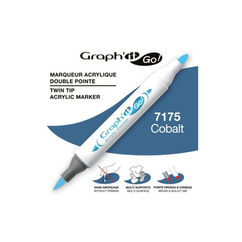 Graph'it Go! Marker Akrylowy Dwustronny Cobalt 7175