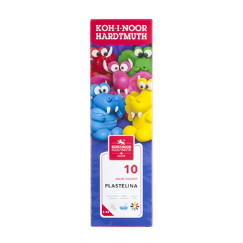 Koh-I-Noor Plastelina 1315s1 10 Kolorów 200 G. Op. Kartonowe