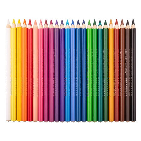 Koh-i-noor Kredki Triocolor 3144 24 Kolory 9 Mm Niedźwiedź - Seria Niebieska