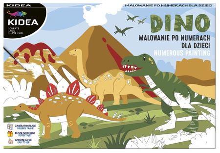 Kidea Malowanie Po Numerach Dino