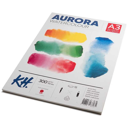 Aurora Blok Do Akwareli A3 300g 12a Hot Pressed 377001300