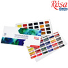 Rosa Studio Farby Akwarelowe W Kostkach W Opakowaniu Kartonowym 24 Kol. 2,5 Ml