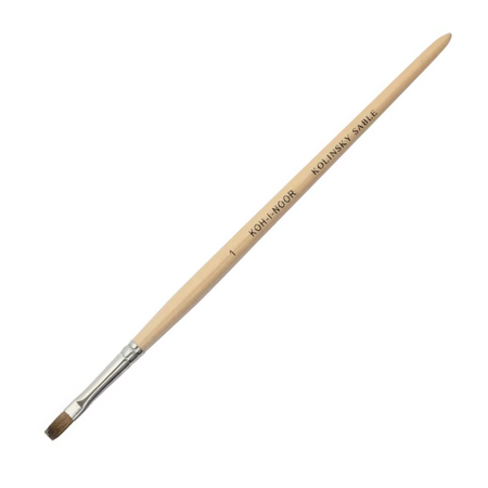 Koh-I-Noor Pędzel Płaski Kolinsky 9936 Nr 1