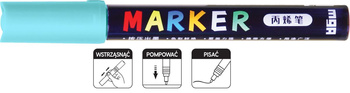 M&G Marker Akrylowy 2mm Niebieski Wodny S602