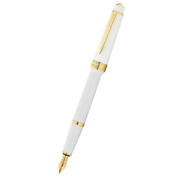 Cross Bailey Pióro Wieczne Białe Błyszczące + Złocenia