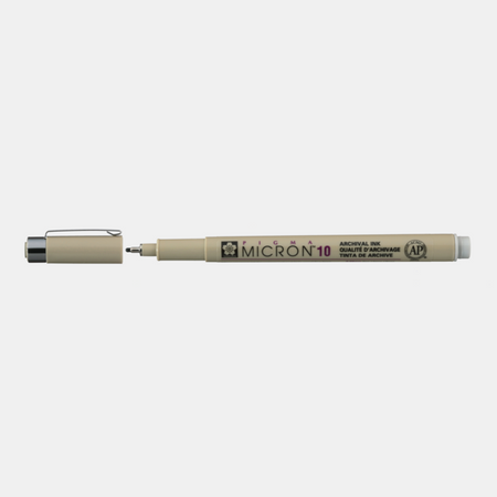 Sakura Cienkopis Pigma Micron 10 Jasnoszary