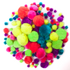 Dp Craft Pompony Akrylowe Neonowe 156 Szt.