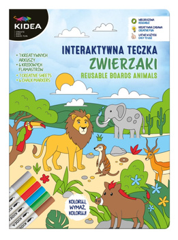 Kidea Interaktywna Teczka Zwierzaki
