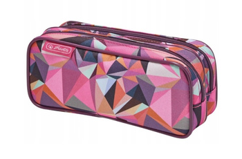 Herlitz Piórnik Kosmetyczka Podwójna Wild Animals Berry