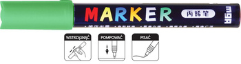 M&G Marker Akrylowy 2mm Zielony S500