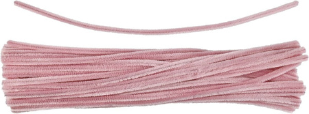 Titanum Druciki Dekoracyjne 0,6x30cm 50szt Jasny Róż
