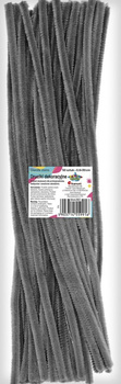 Titanum Druciki Dekoracyjne 0,6x30cm 50szt Szary