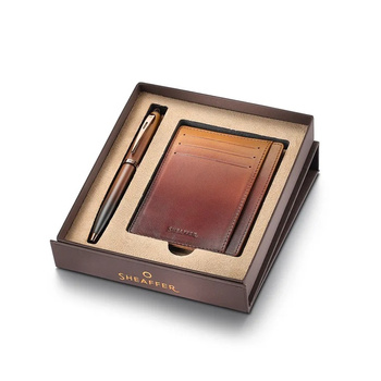Sheaffer Zestaw Coffee Edition 100 Długopis + Etui Na Karty 9374