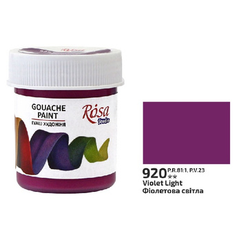 Rosa Studio Farba Gwaszowa Violet Light 920 40 Ml