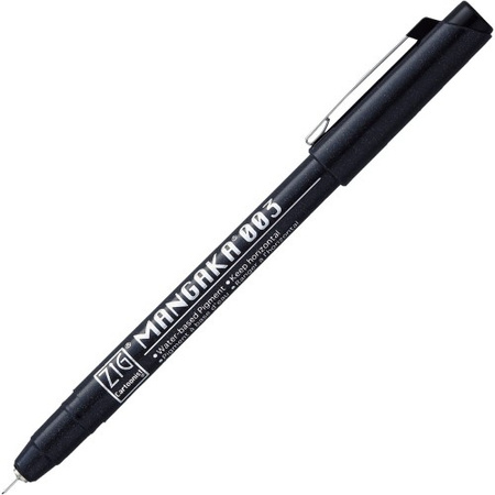 Kuretake Zig Mangaka 003 Czarny Cnm-003-010