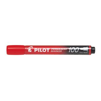 Pilot Marker Permanentny Sca-100 (Końcówka Okrągła) Czerwony