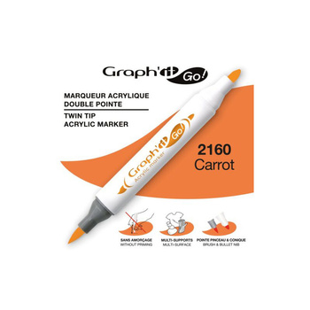 Graph'it Go! Marker Akrylowy Dwustronny Carrot 2160