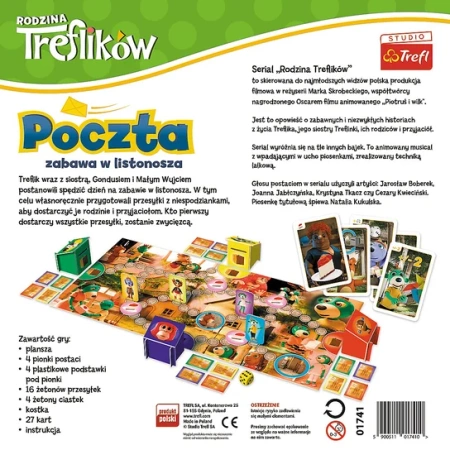 Trefl Gra Rodzina Treflików Poczta - Zabawa w Listonosza