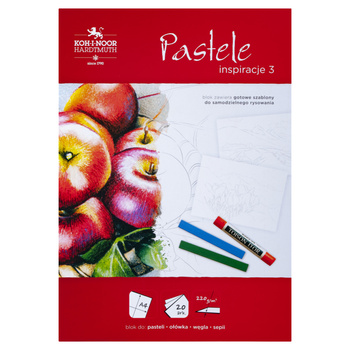 Koh-i-noor Blok Inspiracje3 - Pastele A4, 20 Ark. 220 G.