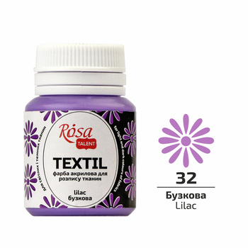 Rosa Talent Farba Do Tkanin Lilac 32 20 Ml
