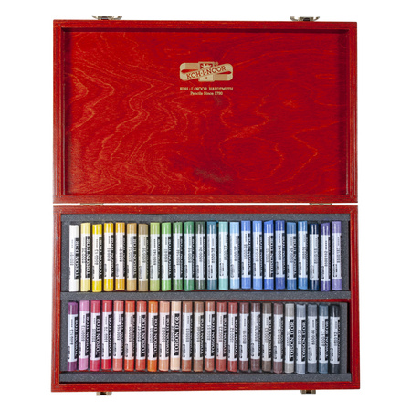 Koh-i-noor Zestaw Pasteli 8596/48 Toison Dor Opakowanie Drewniane