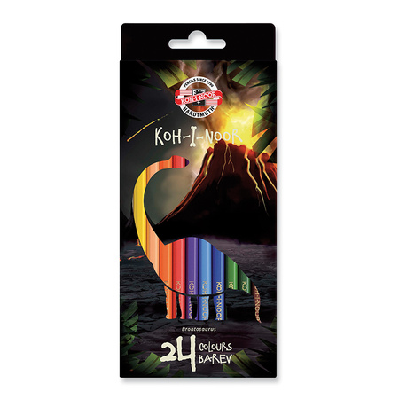 Koh-i-noor Kredki Dino 3594 24 Kolory