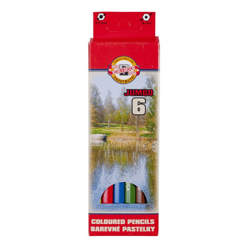 Koh-i-noor Kredki Omega Jumbo 3371 6 Kolorów