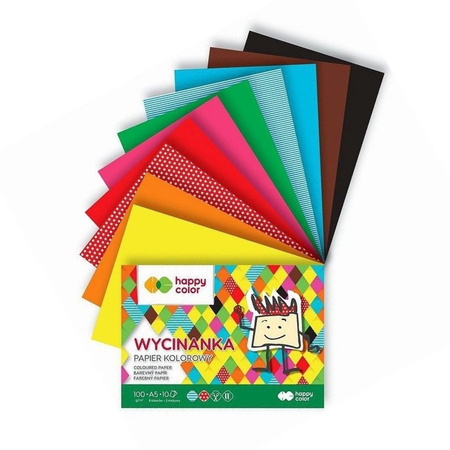 Happy Color Blok Wycinanka A5 10 Ark. 100 G.