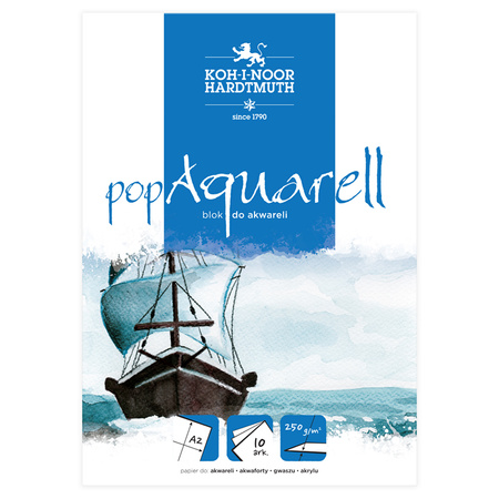 Koh-i-noor Blok Akwarelowy Popaquarell A2 10 Ark. 250 G.