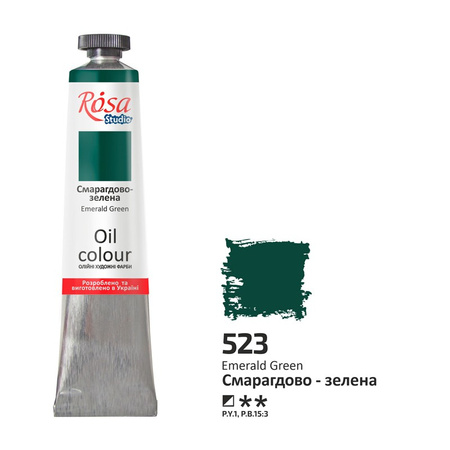 Rosa Studio Farba Olejna Emerald Green 523 45 Ml