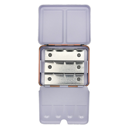 Roman Szmal Kasetka Metalowa Na 12 Półkostek Mini Box Apricot