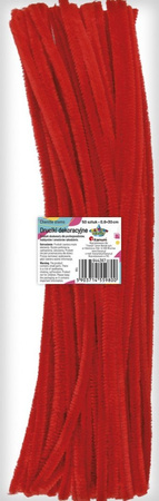 Titanum Druciki Dekoracyjne 0,6x30cm 50szt Czerwony