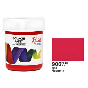 Rosa Studio Farba Gwaszowa Red 906 40 Ml