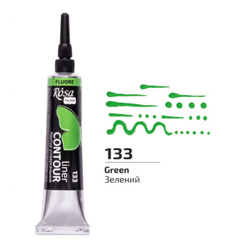 Rosa Talent Konturówka Universal Fluorescencyjna Green 20 ml