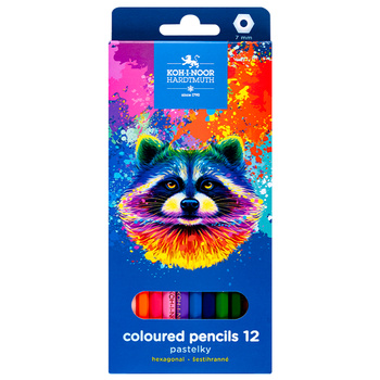 Koh-i-noor Kredki 3552 12 Kolorów Szop - Seria Niebieska