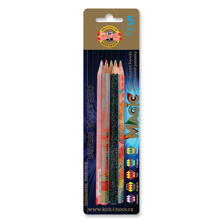 Koh-i-noor Kredka 3406 Magic Gruba Mix 5 Szt. Na Blistrze