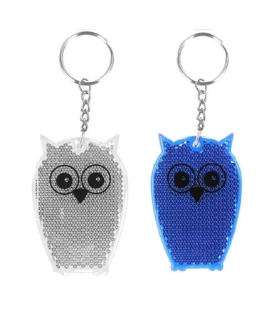 Starpak Brelok Odblaskowy Sowa 7cm