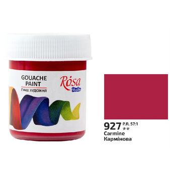 Rosa Studio Farba Gwaszowa Carmine 927 40 Ml