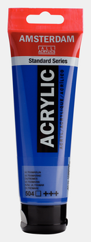 Talens Farba Akrylowa Amsterdam Standard 120ml 504 Ultramarine 17095042