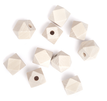 Dp Craft Koraliki Drewniane Geometryczne 15 Mm 10 Szt.