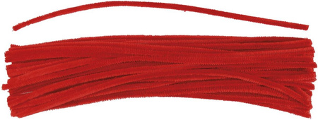 Titanum Druciki Dekoracyjne 0,6x30cm 50szt Czerwony