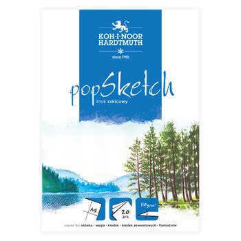 Koh-i-noor Blok Szkicowy Popsketch A4 20 Ark. 110 G. 9920/1