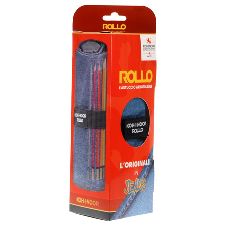 Koh-i-noor Etui Piórnik Czarny Jeans 24 Djtj8-24