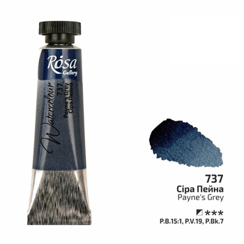 Rosa Gallery Farba  Akwarelowa  Payne"S Grey 737 10 Ml Tuba